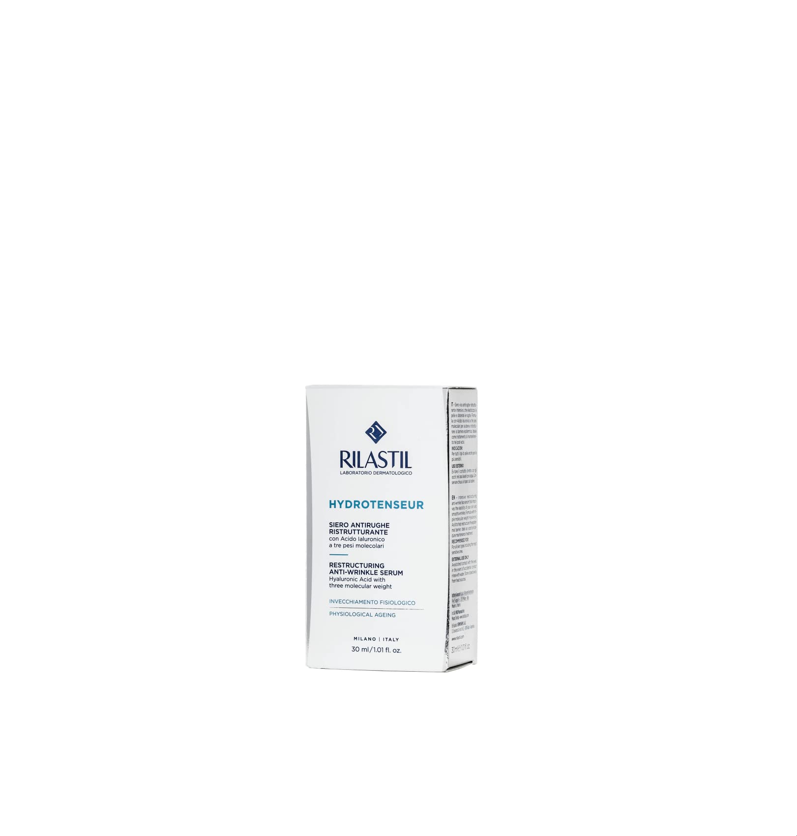 Rilastil Intense C Gel Sérum Iluminador y Revitalizante, Con Vitamina C y Ácido Hialurónico 30 Ml + Hydrotenseur Sérum Reestructurante y Antiarrugas con Ácido Hialurónico, 30 ml