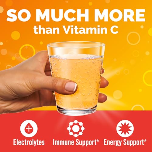 Emergen-C 1000mg Vitamin C Powder, with Antioxidants, B Vitamins and Electrolytes, Vitamin C Supplements for Immune Support, Caffeine Free Drink Mix, Tangerine Flavor - 60 Count/2 Month Supply - Image 4