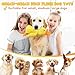 YeahBoom Anti Stress Ente Hund,Hundespielzeug Ente,Quietschspielzeug Hund Kuscheltier,Unzerstörbares Kuscheltier für Hunde,Dog Toys für Kleine, Mittlere, Große Hunde