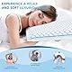 Iwacool Ultradünnes Kühlendes Memory Foam Kissen für Bauchschläfer und Rückenschläfer/Flaches Kopfkissen 2.25inch Bauchschläferkissen Stoffbezug Waschbar, Orthopädisches Kissen 40x60 zum Schlafen