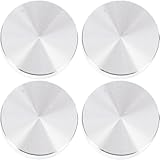 Disque rond en aluminium – sa surface est très et se reflétera parfaitement sur votre table en verre ou votre plateau en verre