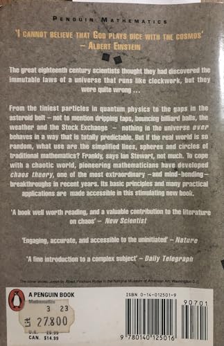 Does God Play Dice: The Mathematics Of Chaos 0140125019 Book Cover