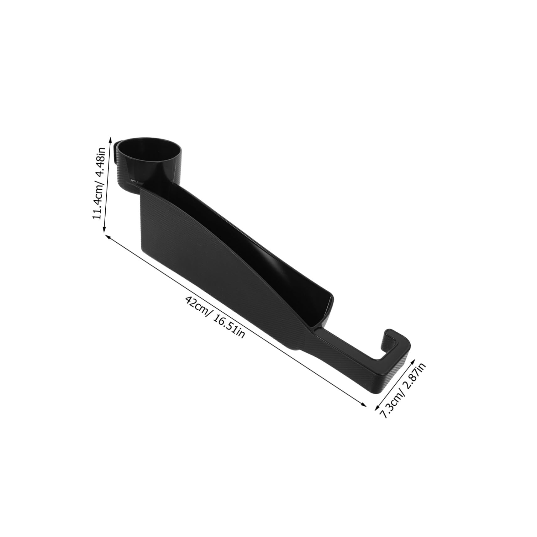 Cabilock Caja De Almacenamiento Para Huecos De Coche Organizador De Almacenamiento De Vehículos Para El Coche Organizador Del Asiento Del Automóvil Black Abs
