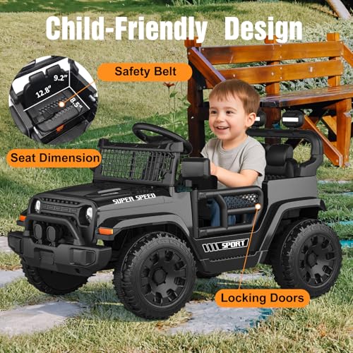 TRINEAR 12V Ride On Truck