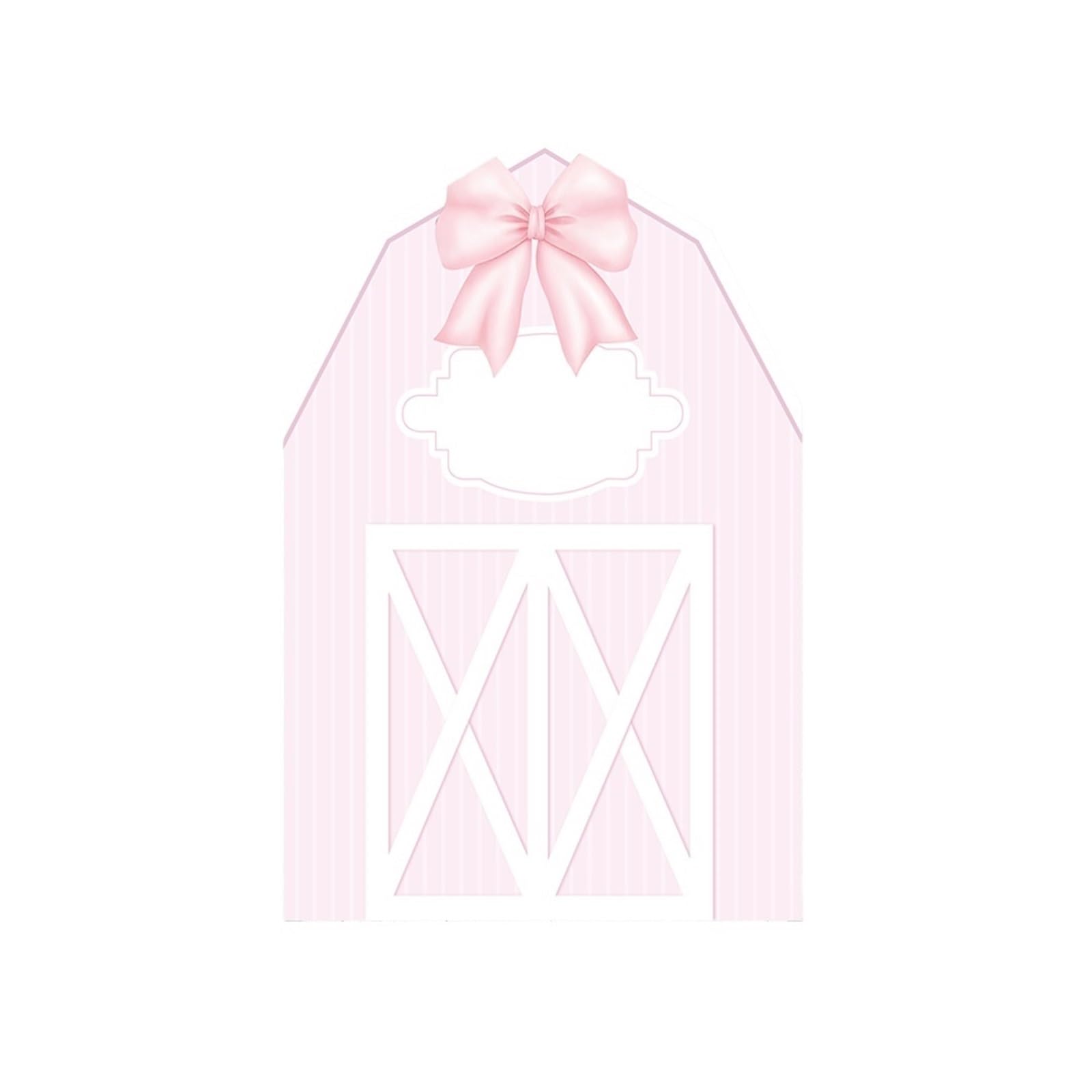 Cubierta de Fondo de Pared con Forma de Arco, Cartel de casa for decoración de Fiesta de cumpleaños de niña(Stand,5x7.5ft(152x230cm))
