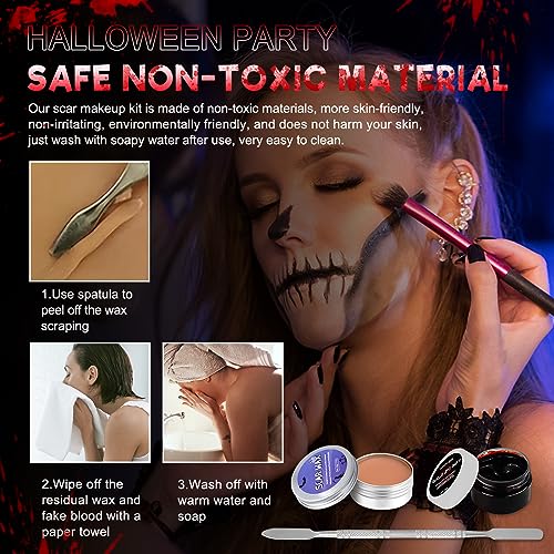 Effetti Speciali di Halloween Makeup Set: Kit di