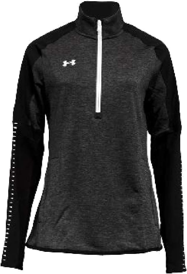 Under Armour Women's UA Knit Warm-Up ½ Zip SM Black