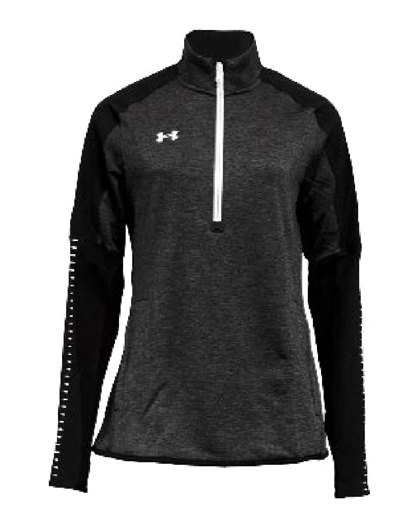 Under Armour Womens UA Knit Warm-Up Zip XL Black