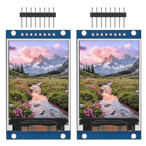 Image of AITRIP 2PCS 2.0 inch TFT Display OLED LCD Drive IC ST7789V 240RGBx320 Dot-Matrix Interface Compatible with Arduino, Raspberry Pi, ESP32, STM32