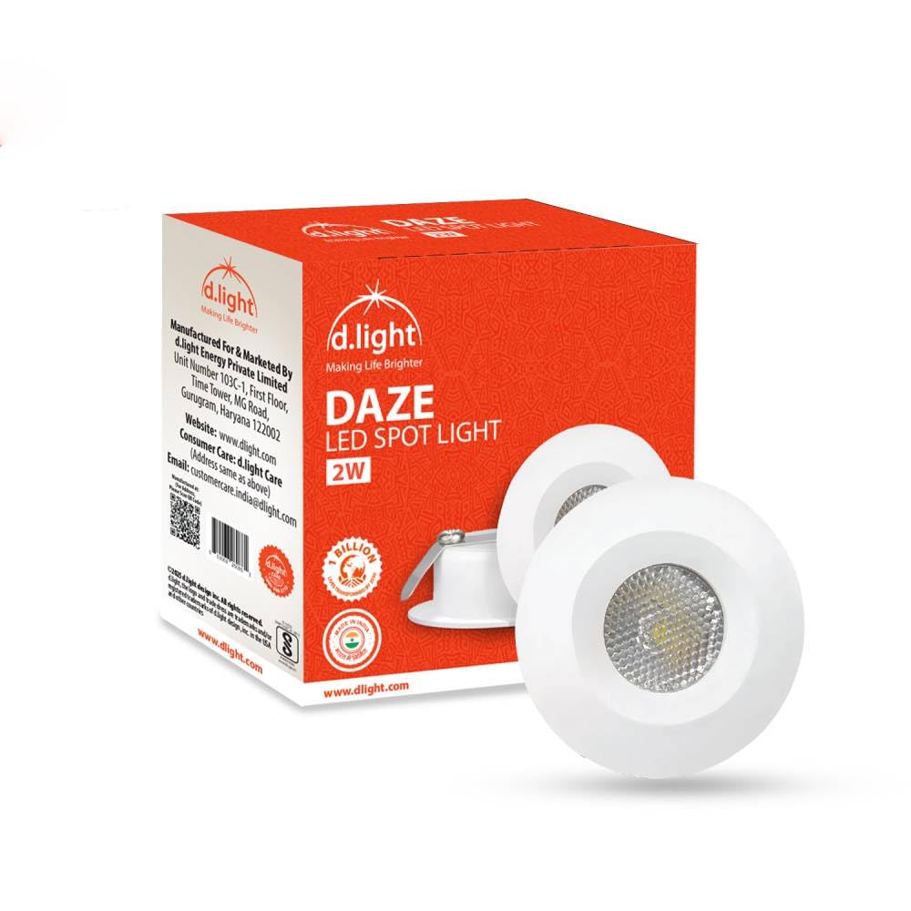 dlight 2W LED Daze Spotlight in Blue Color ; 32mm-Cutout & Compact