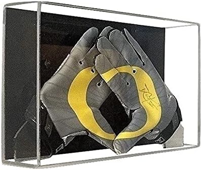 GameDay Display Acrylic Wall Mount Football Glove Display Case