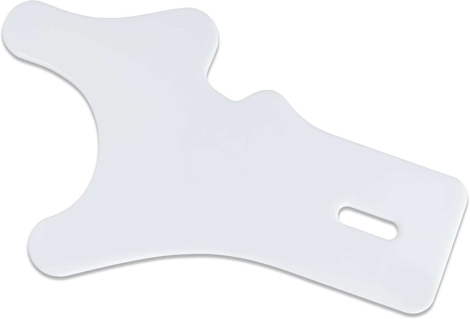 Rehabilitation Advantage Commode Transfer Board – Durable Plastic, 1/2" Thick x 28" x 17", High-Density Surface, Rounded Edges, Easy to Clean, Made in USA