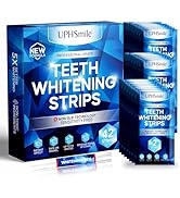 UPHsmile Professional Teeth Whitening Strips - 21 Whitening Sessions - Sensitivity Free - 42 Pero...