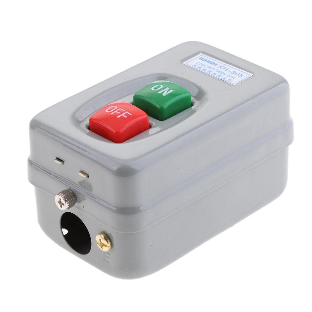 Electric Push Button Switch Power Control Box KH-305 3P Self Locking ON/OFF IP55 Protection|Limit Switches|Business & Industrial-picture-33