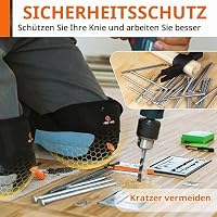 Professionelle Knieschoner Garten, Kniepolster arbeit auf Knien,knieschutz gartenarbeit für Haushalt baustelle,bodenleger,Renovieren, Garten, Fliesenleger, Laminat, strapazierfähigen Doppelriemen – Ansicht 6