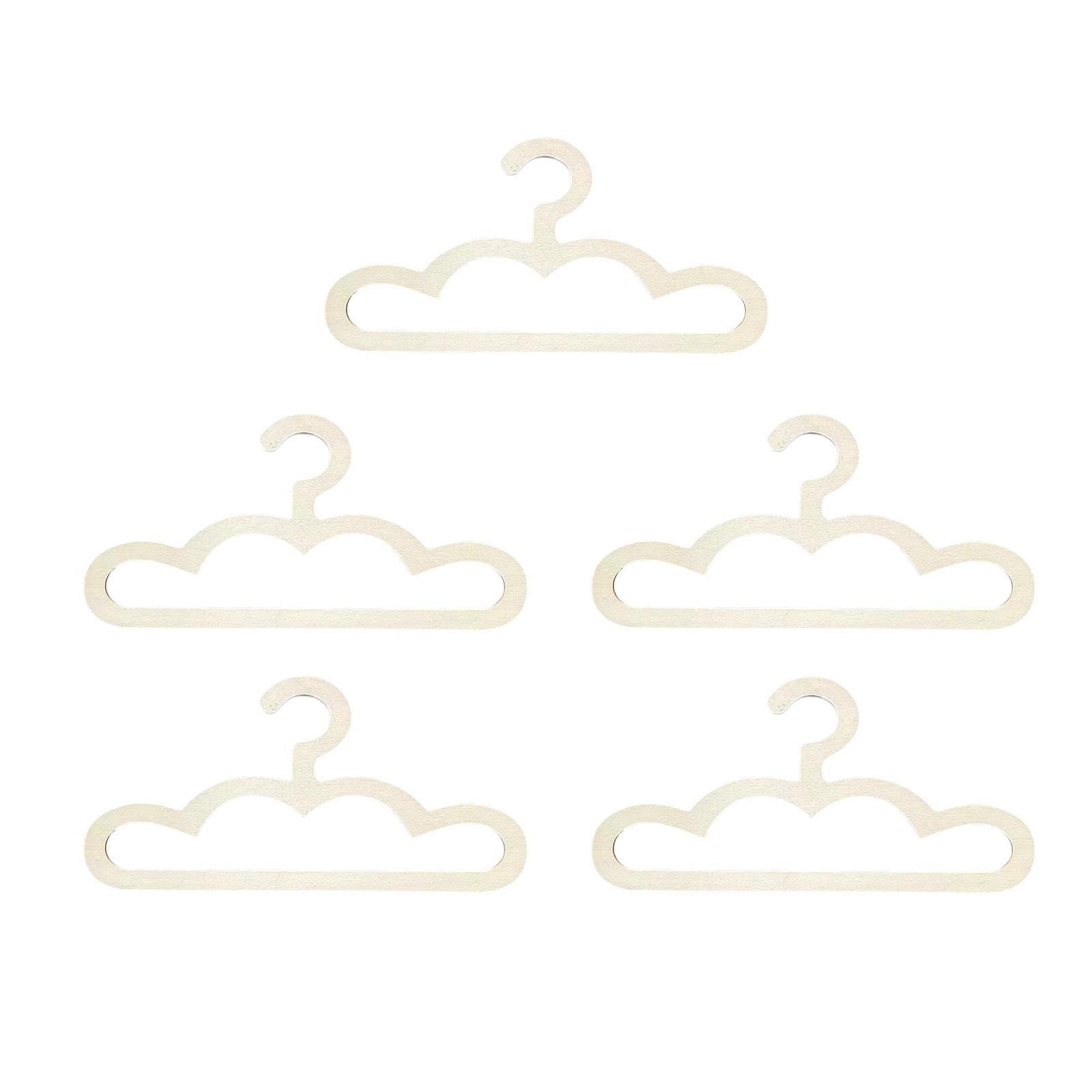 PIXZCSA Baby Clothes Hangers Kid Hangers Efficient Of Closet, Cloud, 30x15cm