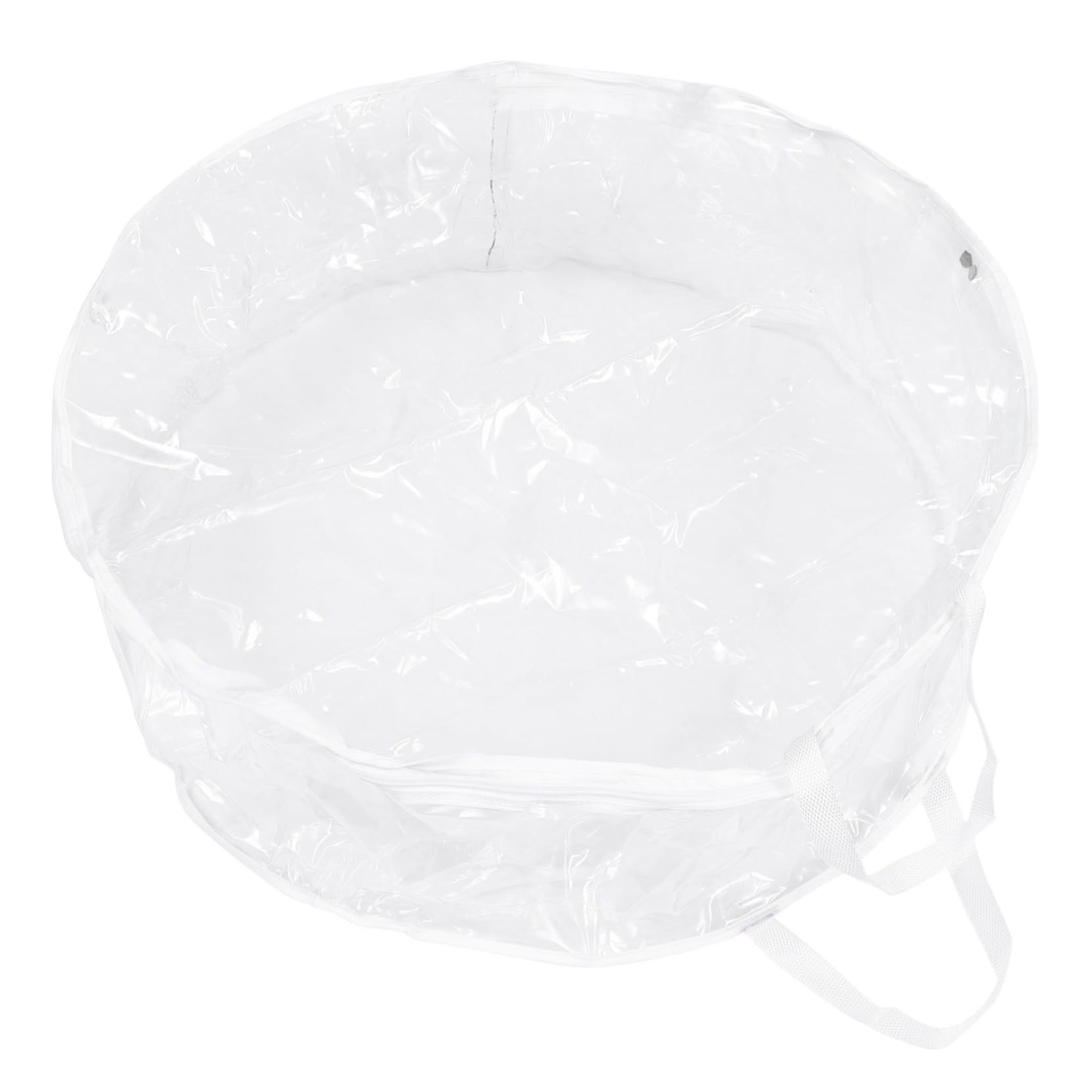 Hohopeti Festival Storage Bag Round Christmas Wreath Bag for Decor Thanksgiving Xmas Storage