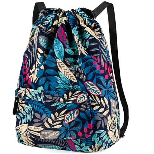 Comius Sharp Bolsas de Cuerdas para el Gimnasio, Bolsa Lona Mochilas Casual para PC Viaje Libros Acampada Estudiantes Escuela Mochila Cuerda para Chico Chica Hombre Mujer