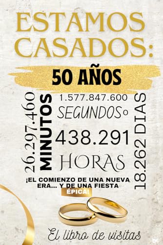 LIBRO FIRMAS BODAS DE ORO