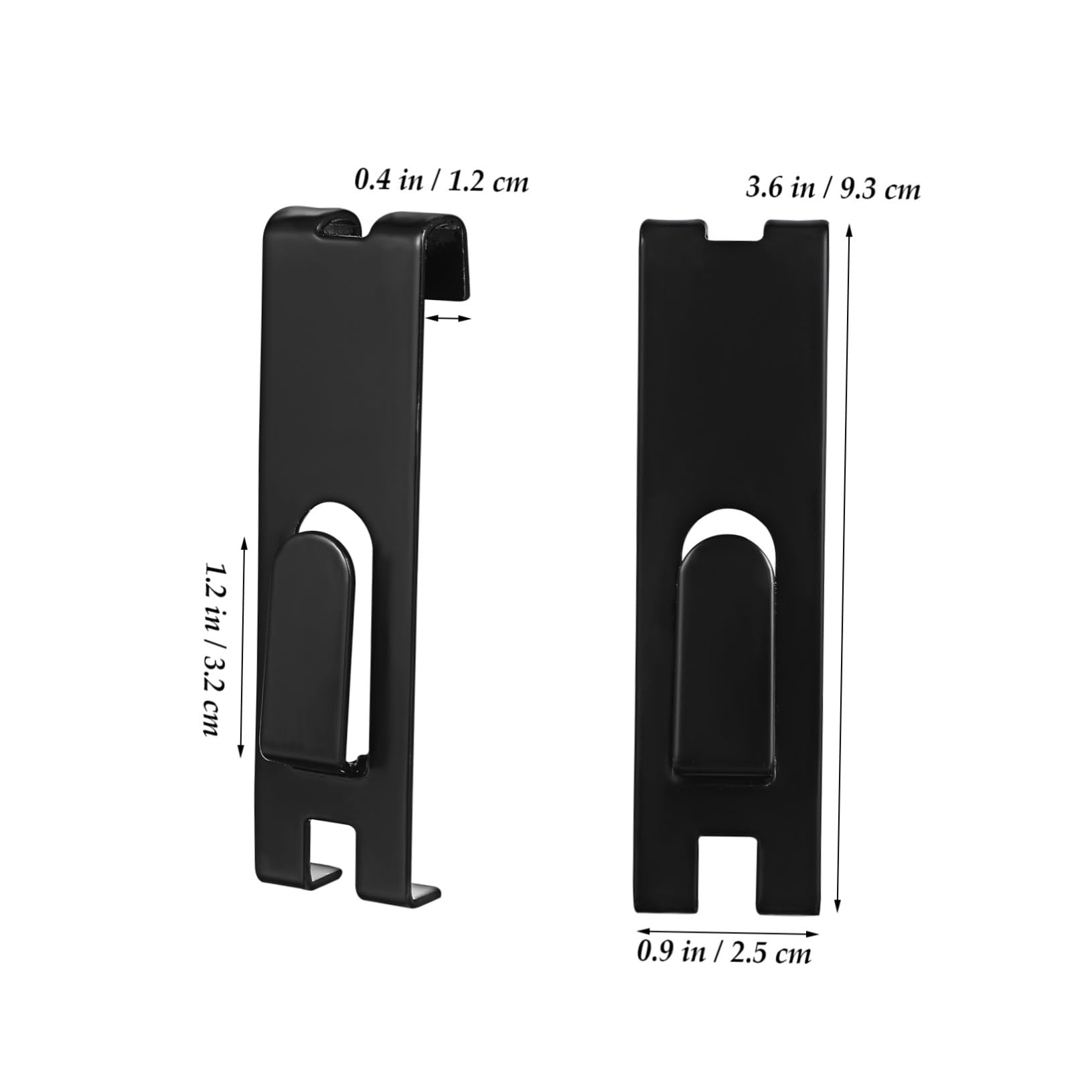 Unomor Grid Wall Hooks 30 Pack Metal Grid Wall Mounts Notched Design for Retail Kitchen Bathroom Bedroom