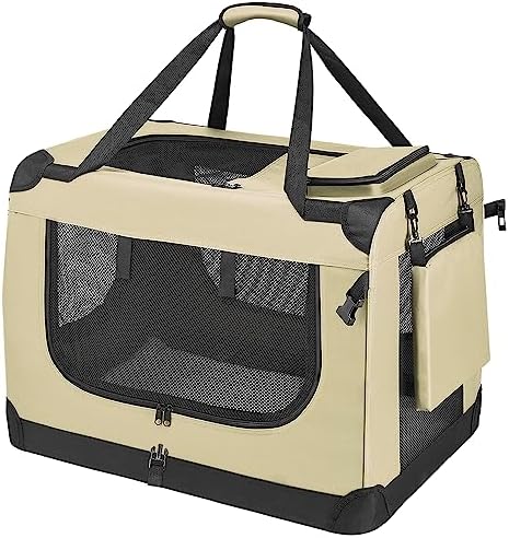 Our Pets Hundebett Mit Nackenrolle – Waschbar, XXL 76x122 Cm, Für Käfig & Boden