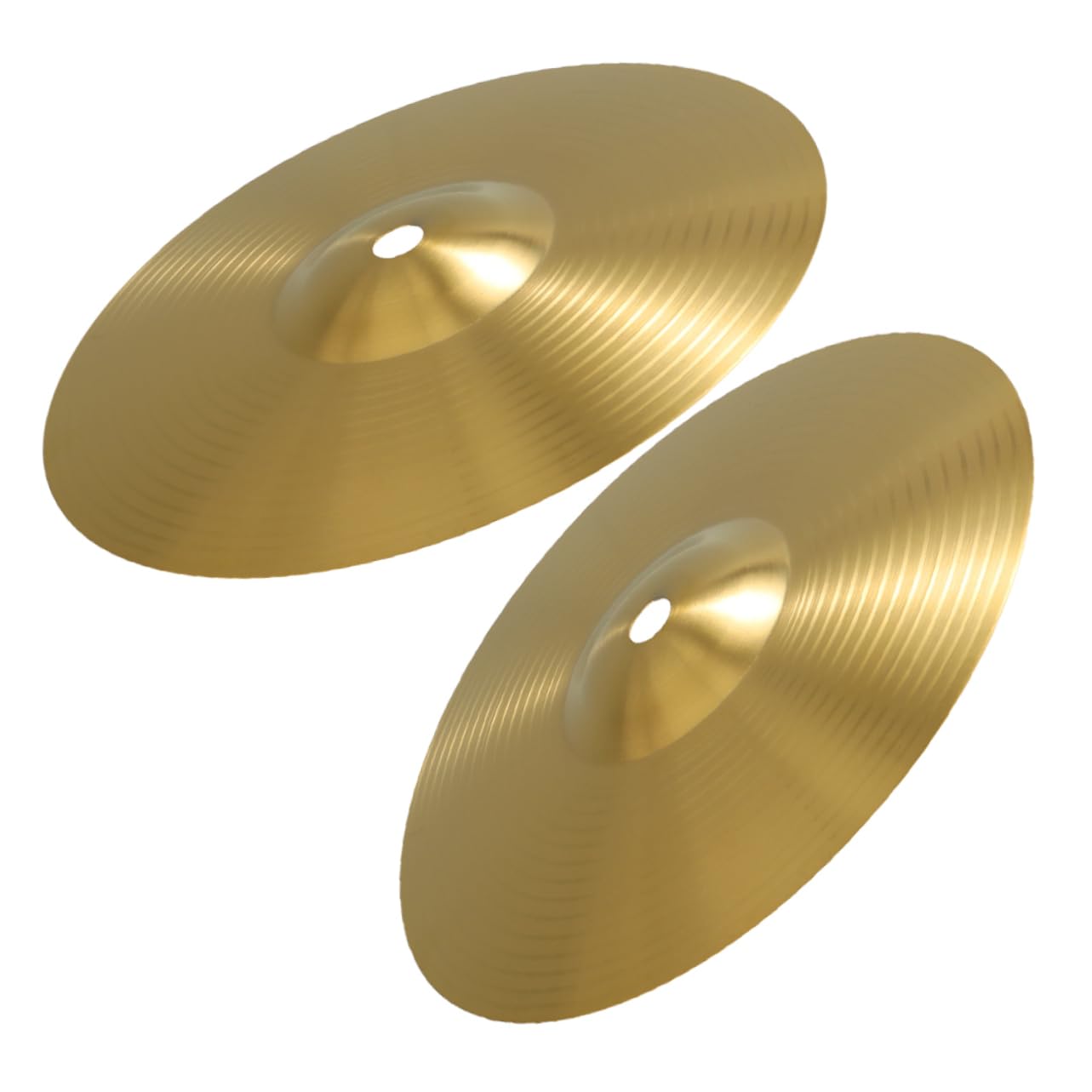 Vaguelly 2pcs Piece Drum Cymbals Perculator Drum Percussion Instrument Symbols for Drums Ride Cymbal Drum Kit Cymbal Sleeves and Felts Cymbal 並行輸入 Drum Electronique Vaguelly Drum Mute Pads Practice Pad Drum Kit 4