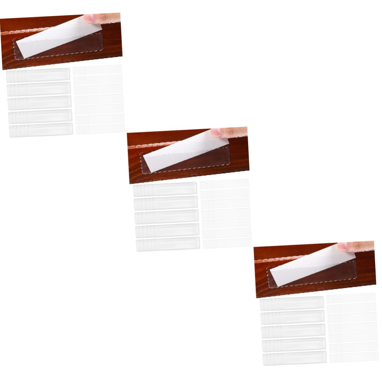 Operitacx 150pezzi Etichette Adesive Transparenti Con Per Etichette Per Scaffali Include Per Scrivibili Per e Scuola