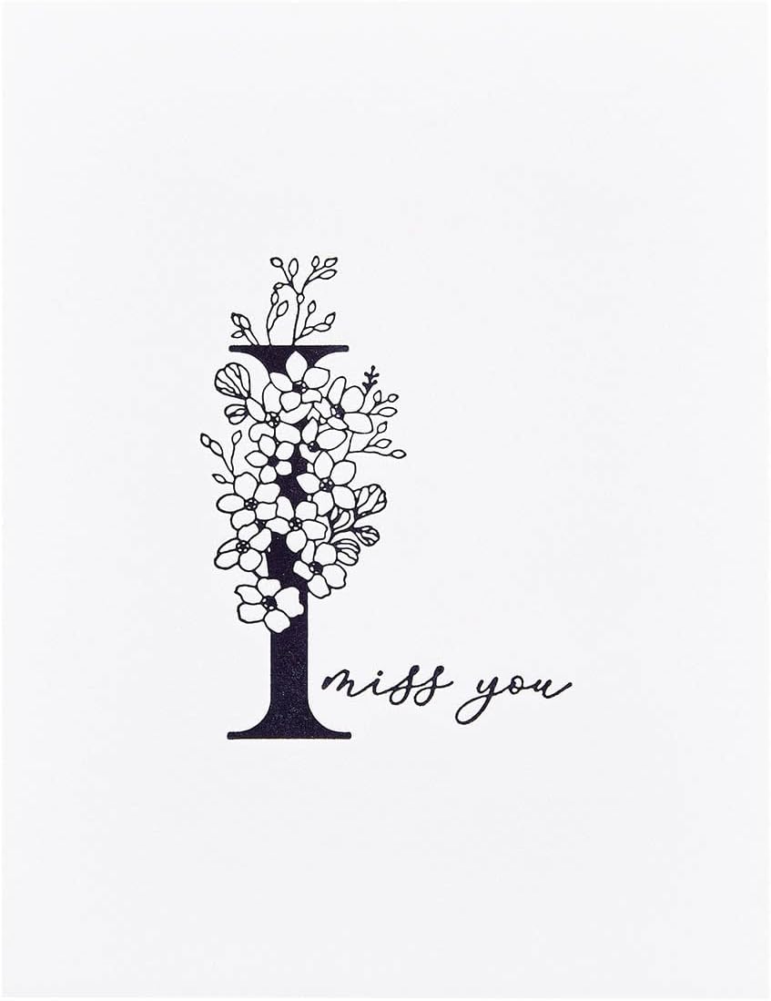 Spellbinders BP-132 Floral I and Sentiment Press Plate from The Every Occasion Floral Alphabet Collection