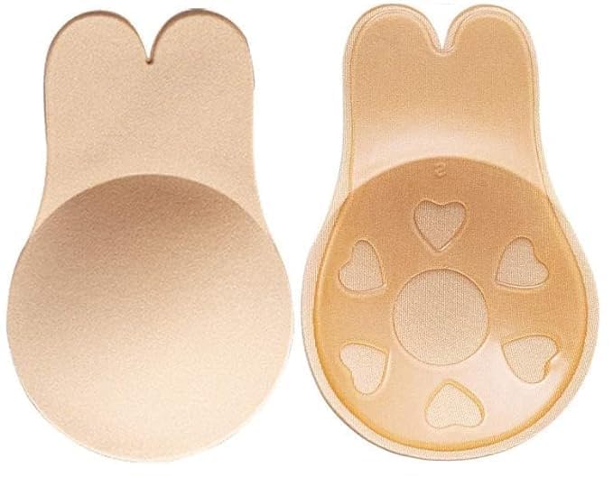 Invisible Silicone Lift-Up Bra Tape for Women, Strong Hold Breast Support Tape for Backless, Strapless, Deep V & Low-Cut Outfits Cream-image-26