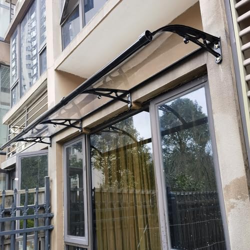 Panneau en polycarbonate haute résistance et support aluminium noir de qualité supérieure
