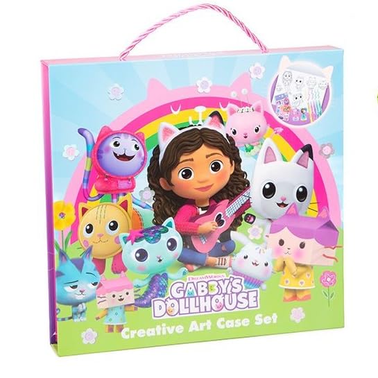 Anila's Gabby's Dollhouse Creative Art Case Set