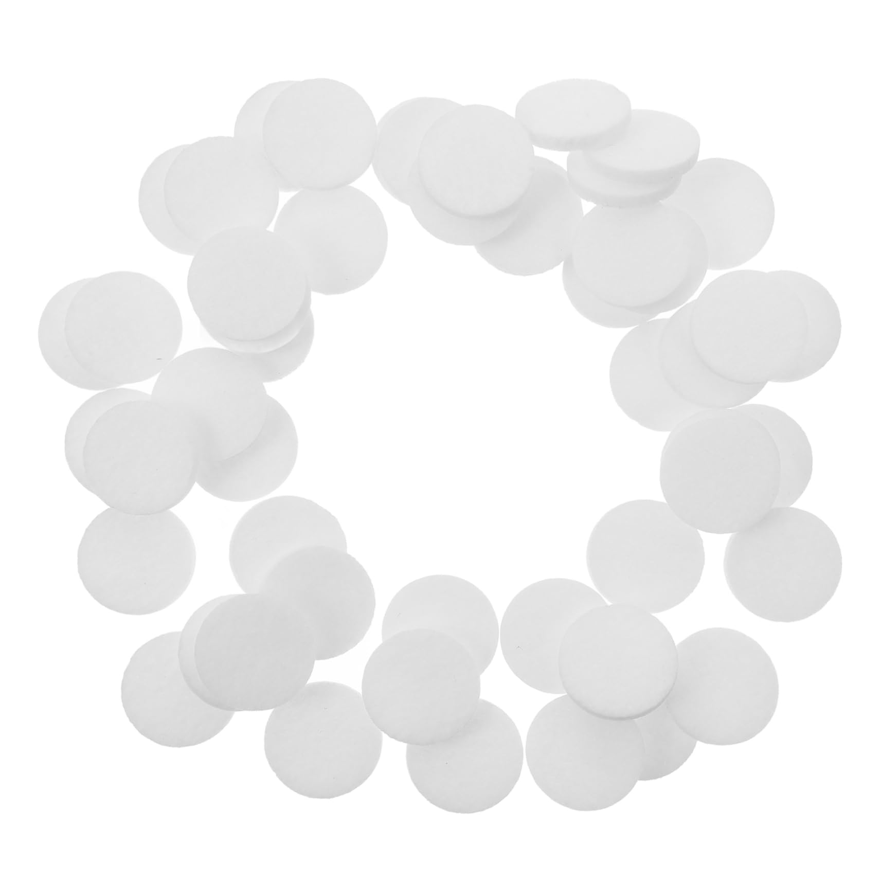 Ciieeo Design Portatile Cuscinetti in Cotone 50 Pezzi Assorbimento Ottimale Colore Bianco per Diffusore di Oli Essenziali Adatti per Pendente da Indossare Ovunque