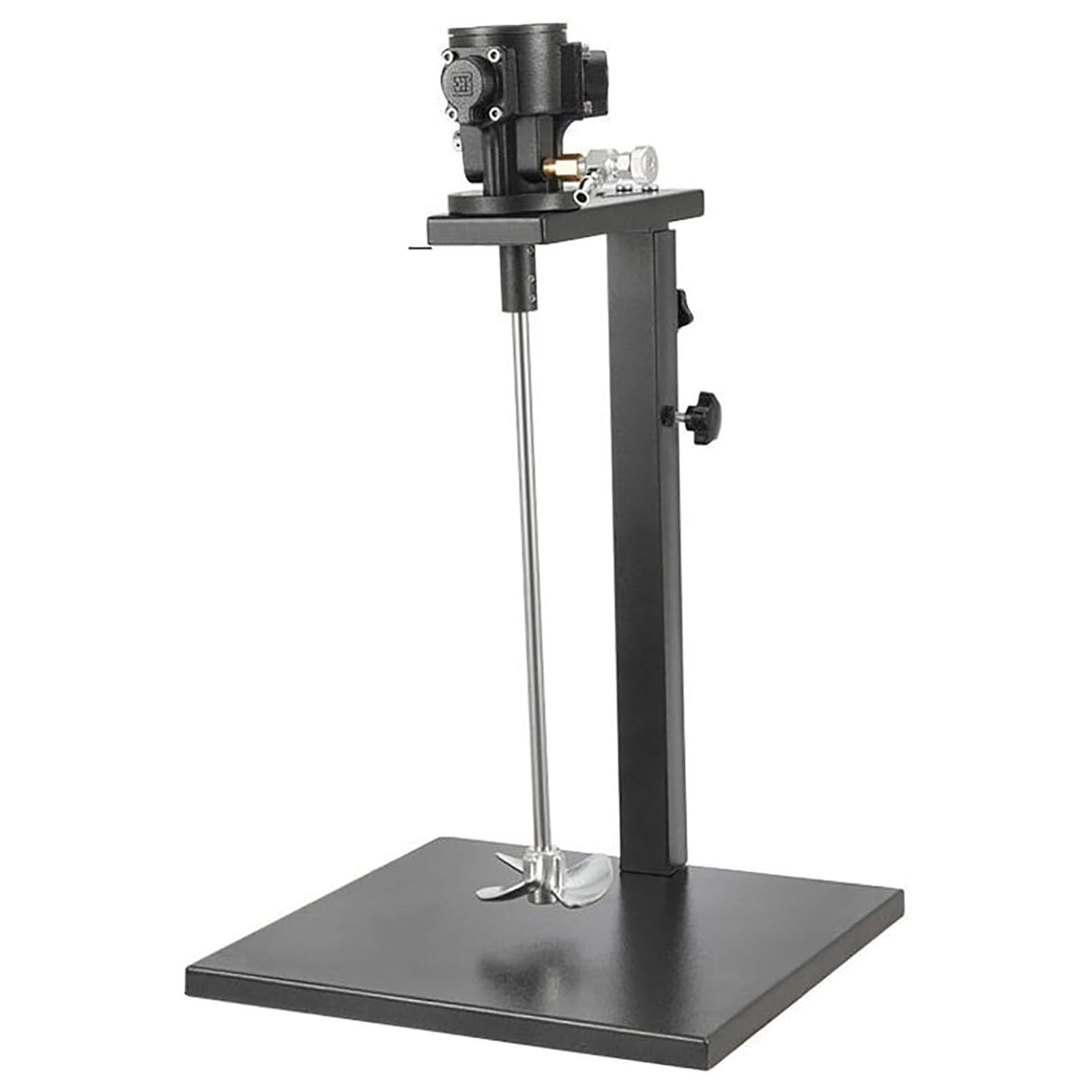 Mezclador de pintura neumático de 5 galones, 1/4 HP, 2600 rpm de altura ajustable para productos químicos de tinte de tinta