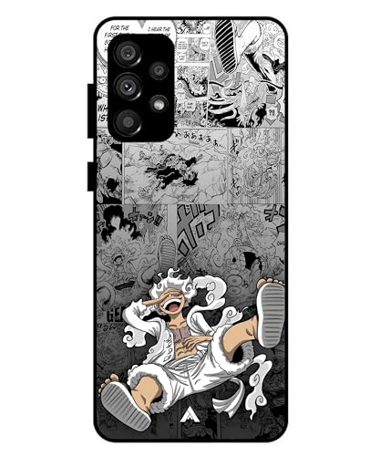 Image of Premium Anime 2 Case for Samsung Galaxy A73 (Glossy Finish) Soft-Touch Metal TPU Back Cover, Shockproof, Designer, Aesthetic Mobile Phone Case