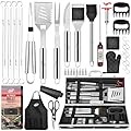 Kaluns BBQ Accessories, Complete Grill Set Dad Gifts for Fathers Day, 40 Pcs Premium Heavy Duty Stainless Steel Barbecue Grill Accessories for Outdoor Grill Gifts for Men Dad