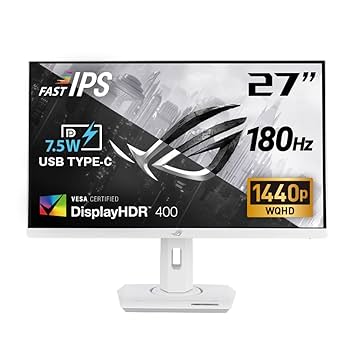 ASUS ROG Strix XG27ACS-W 27インチモニター ROG Strix XG27ACS-W | 27 to 31.5 Inches | Gaming Monitors
