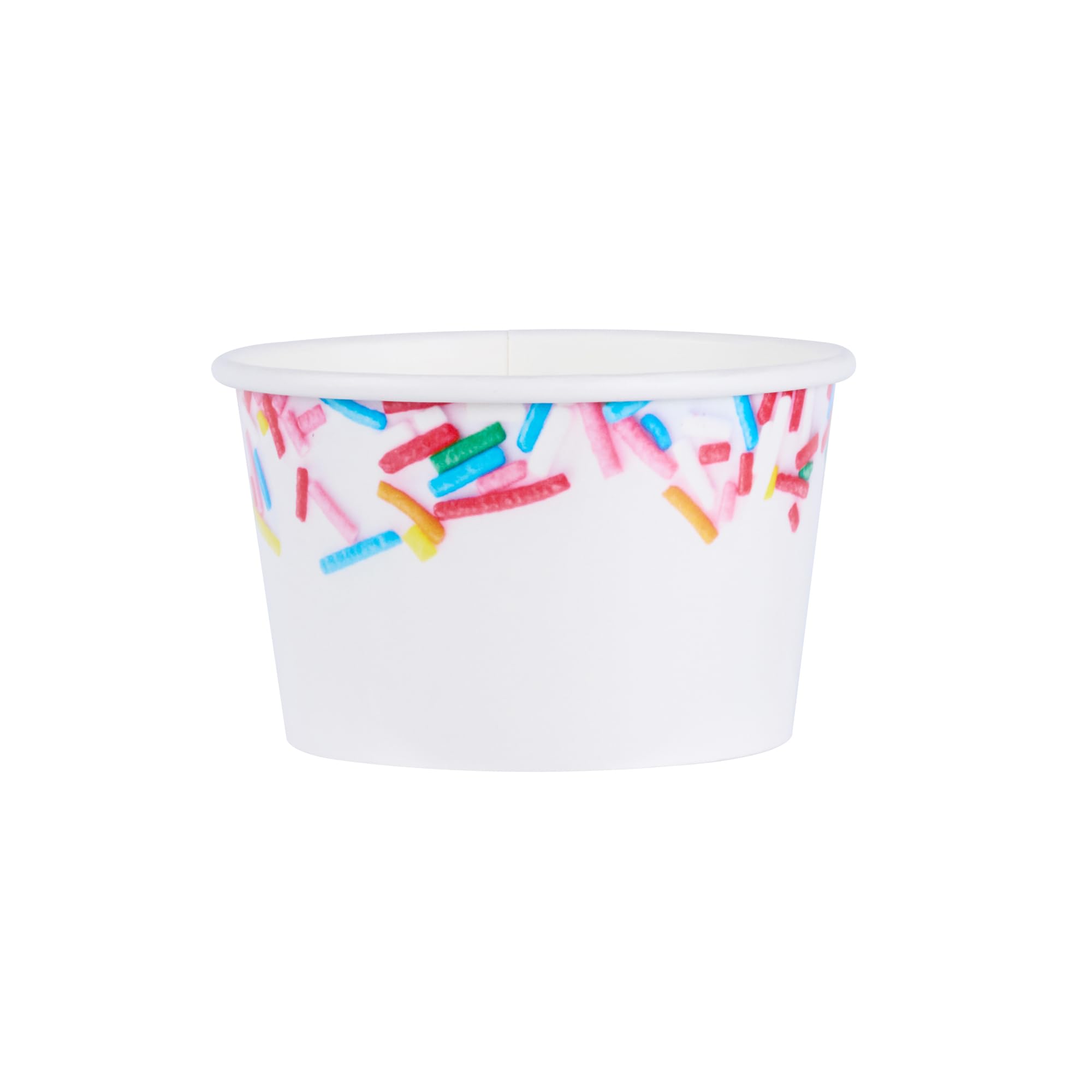 Restaurantware Eisbecher 200 Stück 226.8 g auslaufsichere Einweg-Dessertschale Frozen Joghurtbecher runder Papierbehälter für kalte und heiße Desserts