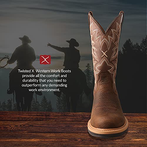 Twisted X Men's Lite Western Work Boot Alloy Toe - Mlca0024