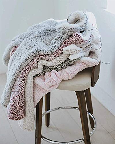 MIROL Women's Long Sleeve 1/4 Zipper Pullover Sherpa Fleece Winter Oversized Outwear Sweatshirt Coat with Pockets (M, Beige)