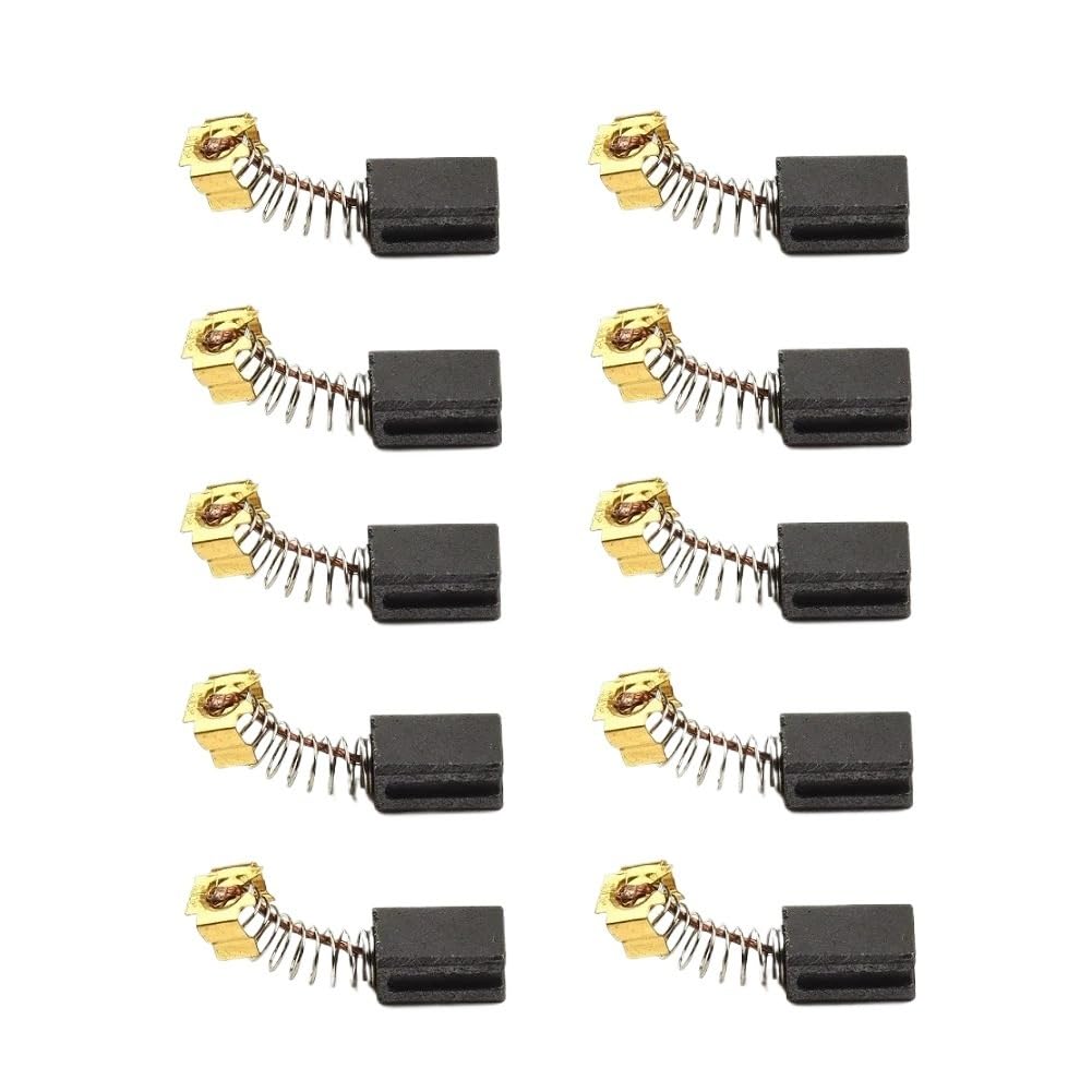 10 spazzole in carbonio per CB406 CB407 CB418 CB419 191962-4 HR2432 HR2450 HR2450T Accessori per utensili elettrici 6 x 9 x 12 mm