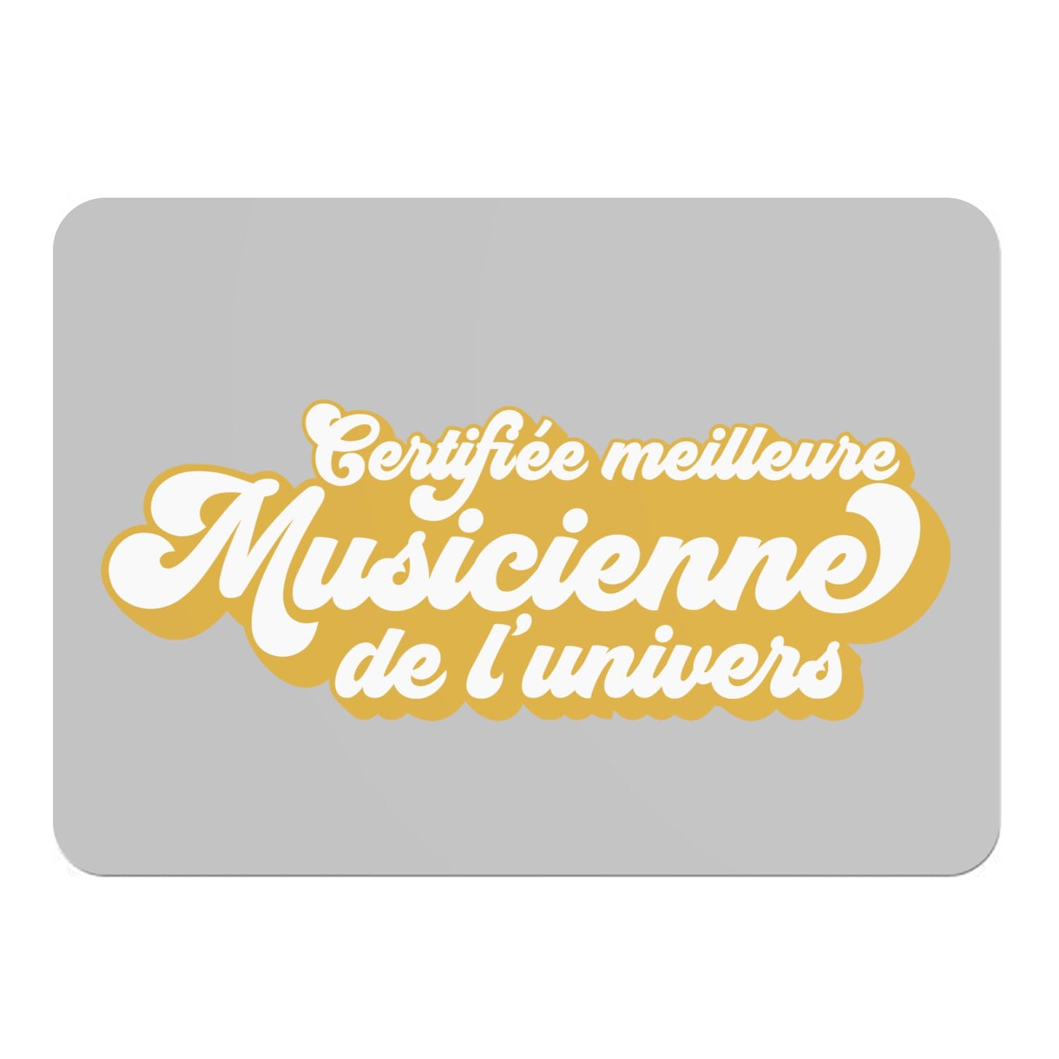 Sets de table liège musique napperons gris grand format aux finitions soignées