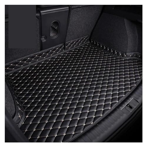 Car Boot Liner For MG4 For EV For EH32 2022 2023 2024 For Coffre For Voiture Leather Car Trunk Mats Water Proof Protection Car Rear Trunk Mats Car Accessories Car Boot Carpet(Black beige)