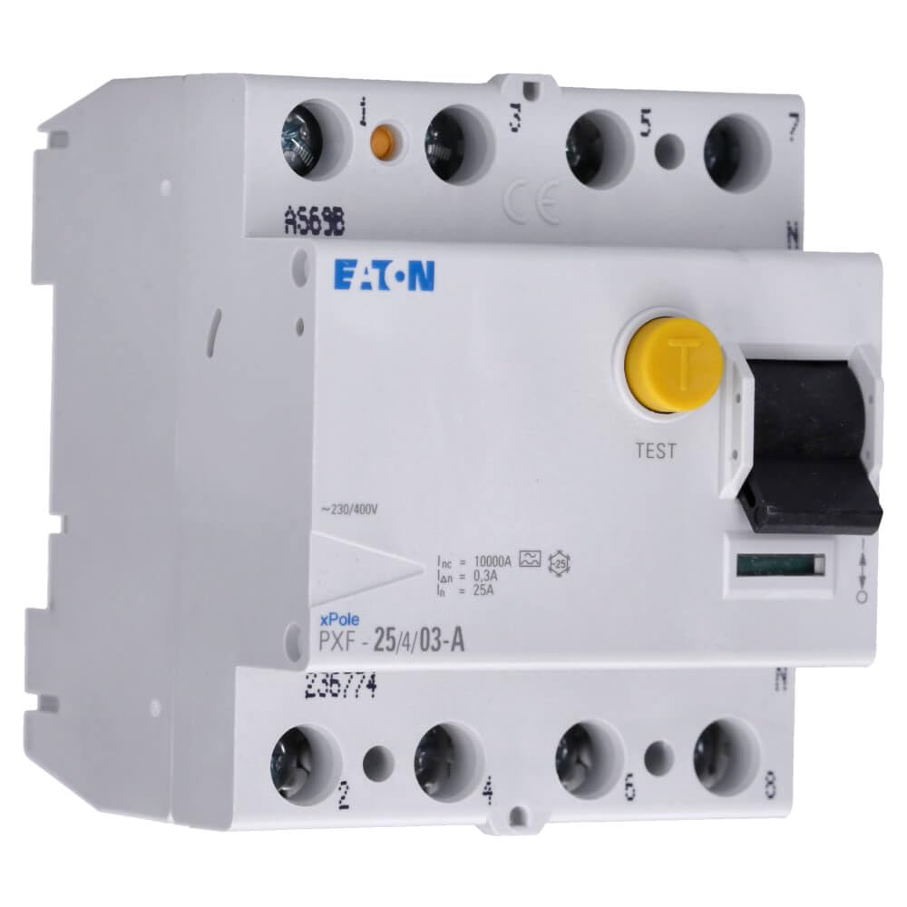 Eaton (Installation) FI-Schutzschalter PXF-25/4/03-A 25A 4p, 300mA Fehlerstrom-Schutzschalter 4015082367749