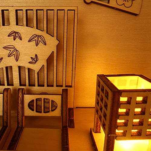 Fsolis 3D Wooden Puzzle, Diy Dollhouse Book Nook Bookshelf Insert Bookcase Book Stand Personalized Assembled Bookends Diorama Decor Alley Miniature Kit (Mk02) #TOP2