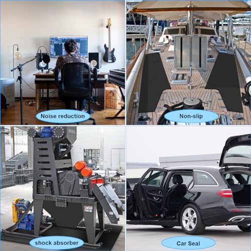 SDLDEER Neopren Schaumstoffplatte Selbstklebende, 300mm(B) x12mm(D) x1.5m(L) Multifunktions Schaumstoff Selbstklebend, Schaumstoffrolle schalldämmung Rutschfest Isolierung Stoßdämpfung, Schwarz