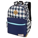 Skechers 16' Backpack - Navy Plaid