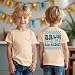 GLIGLITTR Toddler Baby Boy Birthday Shirt Bruh It's My Birthday Tshirt 2nd 3rd 4th 5th 6th Boys Happy Bday Party Outfits Tops(Apricot,5Years)