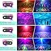 Disco Ball Light,Party Disco Dj Strobe Ocean Star Projector Dance Light Sound Activated with Remote Control Stage Rave for Parties Club Bar Birthday Wedding KTV Christmas Halloween Dancing Décor