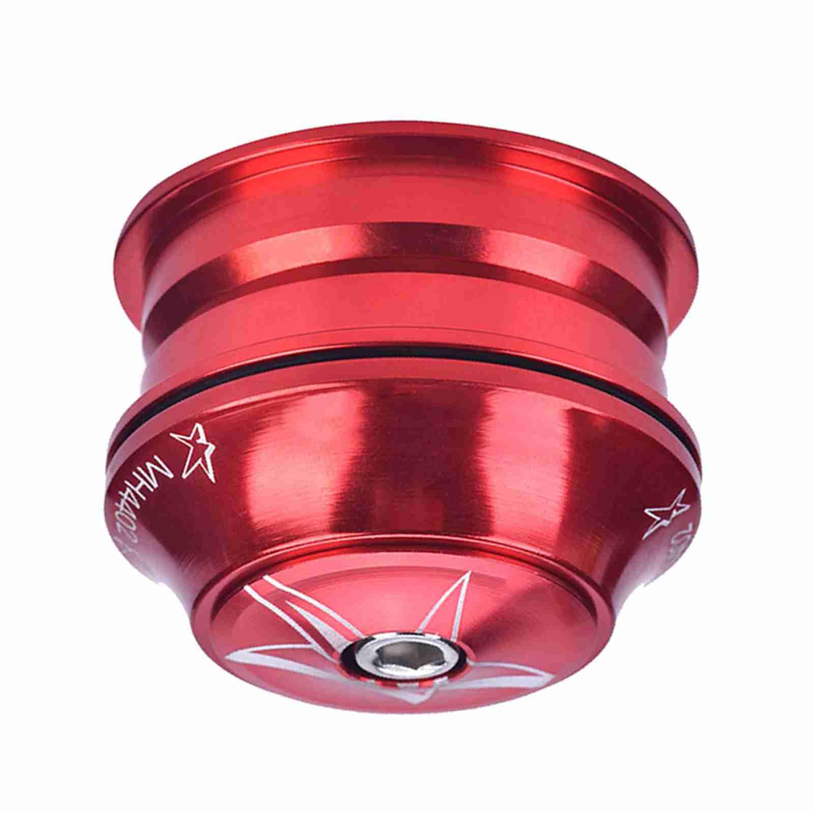 Bike Headset, Bicycle Headset Aluminium Alloy with High Performance for Bike (Red)