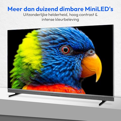 MEDION 163,9 cm (65 inch) MiniLED TiVo televisie (Smart-TV, Dolby Vision HDR, subwoofer, MEMC, micro dimming, TiVo media portal, Netflix, Prime Video, Disney+, Dolby Atmos, PVR, Bluetooth, MD 865900) - Afbeelding 3